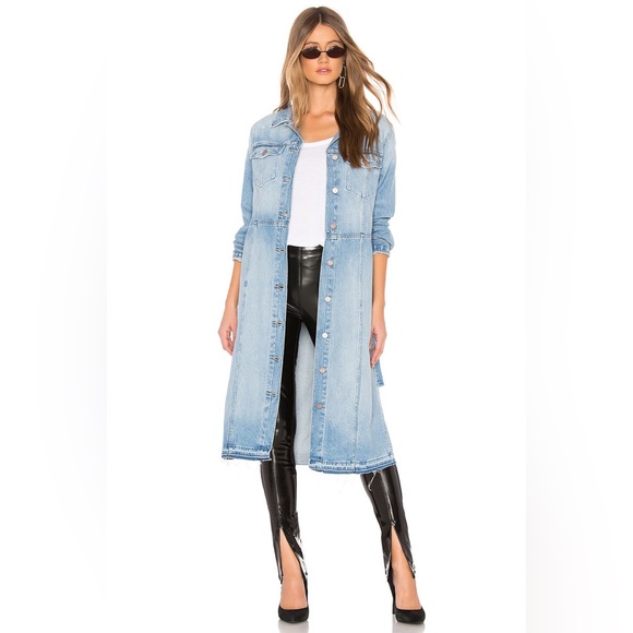 Anthropologie • Sanctuary Ramsey Denim Duster Trench size Small - Picture 3 of 6